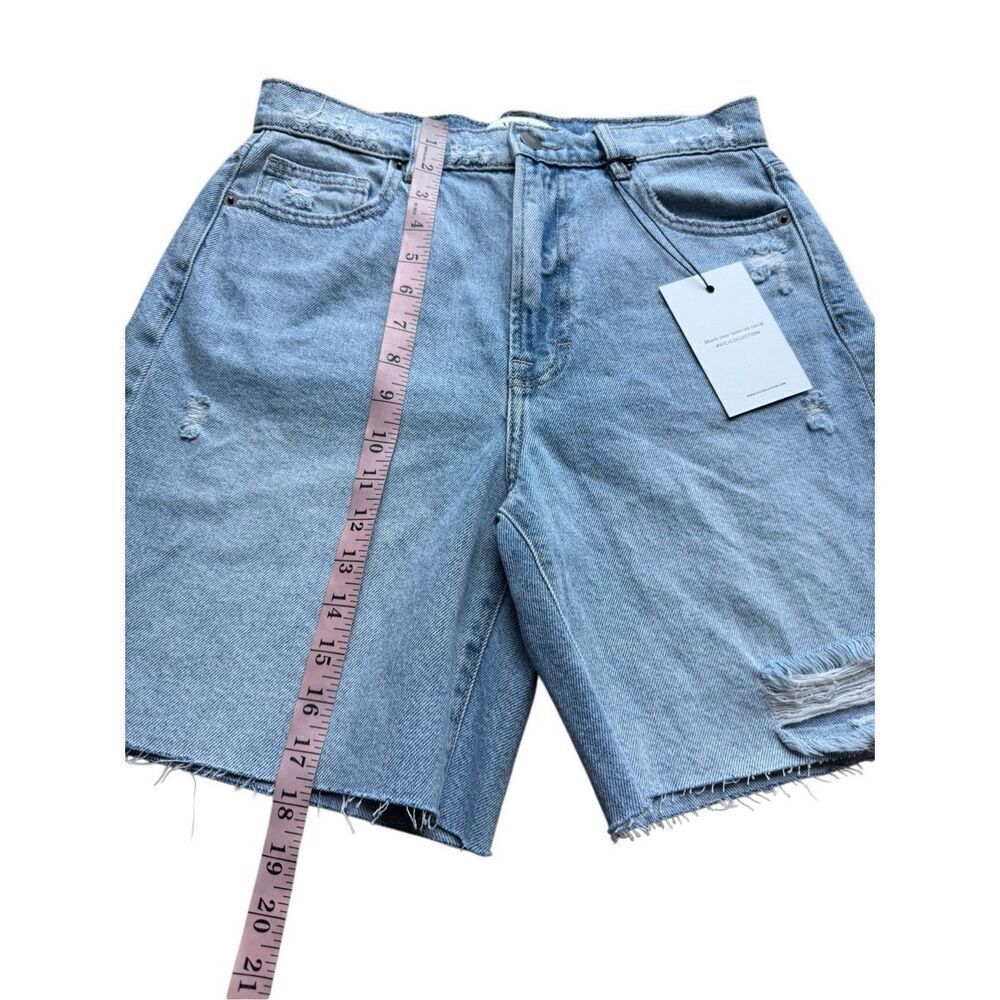 VICI Indio Denim Dad Shorts Size 27 - Picture 9 of 12